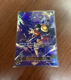Monkey D. Luffy OP09-119 SEC SP ENG ONE PIECE OP13 Carrying on His Will Alt Art - Image 1