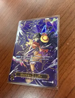 Monkey D. Luffy OP09-119 SEC SP ENG ONE PIECE OP13 Carrying on His Will Alt Art - Image 5