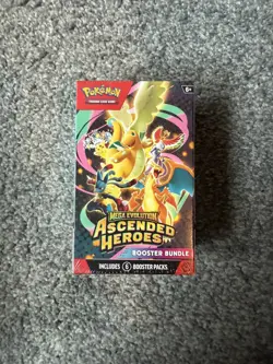 Pokemon TCG Mega Evolution Ascended Heroes Booster Bundle 6 Packs Sealed New - Image 1