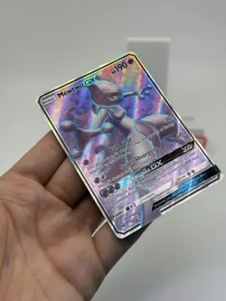 Mewtwo GX 72/73 Full Art S&M Shining Legends Pokemon Card TCG 2017 NM - Image 3