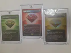 Sonic Chaos Emeralds Green Red Yellow Foil Magic The Gathering Secret Lair MTG - Image 1