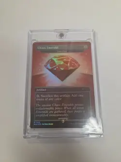 Sonic Chaos Emeralds Green Red Yellow Foil Magic The Gathering Secret Lair MTG - Image 3