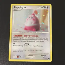 Pokemon TCG Happiny 14/17 POP Series 8 Holo English 2008 Yuka Morii *Swirl* MP - Image 2