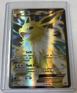 Pokemon TCG Jolteon EX 28/83 Generations Ultra Rare Holo LP - Image 1