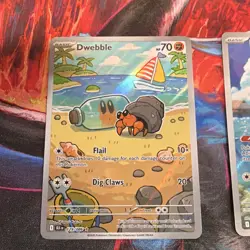 Nintendo Pokemon TCG Holo 3-Card Lot Dwebble Psyduck Marill 129/086 226/217 - Image 2