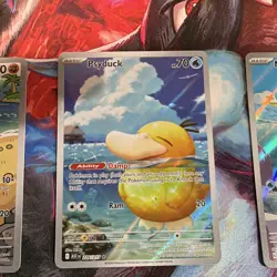 Nintendo Pokemon TCG Holo 3-Card Lot Dwebble Psyduck Marill 129/086 226/217 - Image 3
