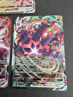 Pokemon TCG VMAX Card Lot Of 3 - Cinderace, Eternatus Promo & Toxtricity - Image 2