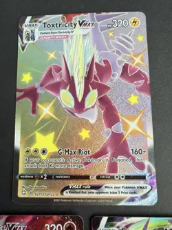 Pokemon TCG VMAX Card Lot Of 3 - Cinderace, Eternatus Promo & Toxtricity - Image 4