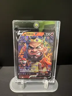 Pokemon TCG Japanese 2021 Full Art Holo V 3-Card Lot: James/Curry/Durant - Image 2