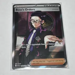 Pokemon TCG Holo Full Art Trainer 3-Card Lot Boss’s Orders/Jamming Tower - Image 4