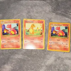 Pokemon TCG vintage 3-Card Lot - Charmander Charmeleon - Image 1
