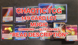 Chaotic TCG Cards | 149 Card Lot of Various Mugic *Read Description* - Image 1