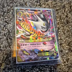 Pokemon TCG M Gengar EX Full Art Mega EX Holo Ultra Rare 210 HP (XY) - Image 1