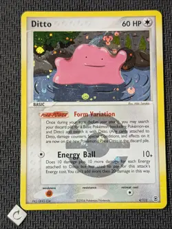 Ditto 4/112 - FireRed & LeafGreen Reverse Holo Rare Pokemon TCG MP - Image 1