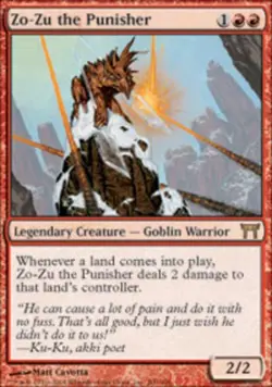 1x Zo-Zu the Punisher Heavy Play MTG Magic - Kid Icarus - - Image 1