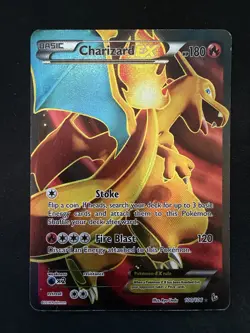 Pokemon TCG Charizard EX 100/106 Flashfire Ultra Rare Full Art Holo 180 HP - Image 2