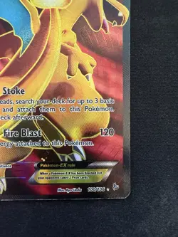Pokemon TCG Charizard EX 100/106 Flashfire Ultra Rare Full Art Holo 180 HP - Image 5