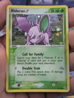 Pokemon TCG Nidoran EX FireRed & LeafGreen 71l/112 Reverse Holo Common - Image 1