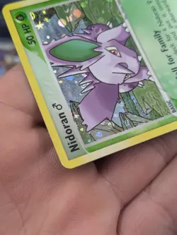 Pokemon TCG Nidoran EX FireRed & LeafGreen 71l/112 Reverse Holo Common - Image 3