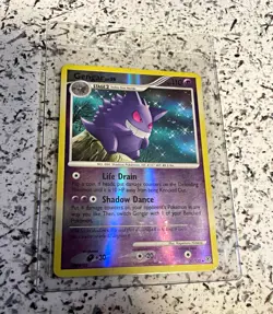 Pokemon TCG Gengar 27/130 Diamond & Pearl Reverse Holo Rare 110 HP English - Image 1