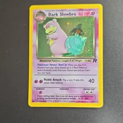 Pokemon TCG Dark Slowbro 12/82 Team Rocket Holo Rare English 60 HP - Image 2