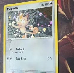 Pokemon TCG Meowth 69/112 EX FireRed & LeafGreen Holo 2004 English NM - Image 3