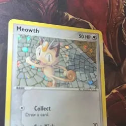 Pokemon TCG Meowth 69/112 EX FireRed & LeafGreen Holo 2004 English NM - Image 4