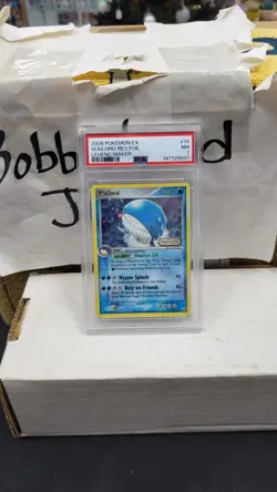 2006 WAILORD REVERSE HOLO FOIL SWIRL EX LEGEND MAKER POKEMON TCG PSA 7 #14/92 - Image 1