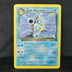 Pokemon Dark Blastoise 20/82 Team Rocket Unlimited Edition Rare Regular 70 LP - Image 1