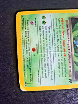 Pokemon TCG Dark Golbat 7/82 Rare Holo Unlimited Team Rocket HP - Image 3