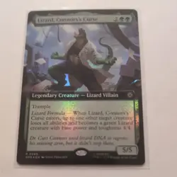Lizard, Connors's Curse - Foil - Extended - R MTG SPM Spider-Man NM - Ships Now! - Image 1