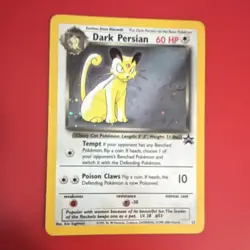 WOTC Dark Persian 17/82 Team Rocket Rare Holo 2000 Pokemon TCG English 60 HP - Image 1