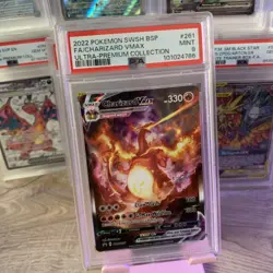 2022 Pokemon SWSH BSP FA/Charizard VMAX Ultra-Premium Collection PSA 9 Mint - Image 1
