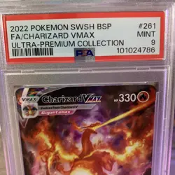 2022 Pokemon SWSH BSP FA/Charizard VMAX Ultra-Premium Collection PSA 9 Mint - Image 3