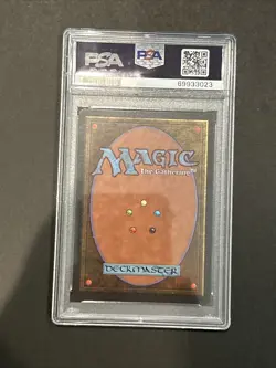 1994 Magic The Gathering CIRCLE OF PROTECTION BLACK REVISED PSA 9 - Image 4