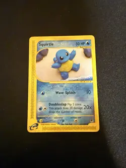 Pokemon Squirtle TCG Expedition Base Set Regular Common Card 131/165 - Image 1