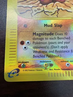 E Reader Reverse Holo Dugtrio (44) 044/165 Expedition Pokemon TCG Card - Image 3