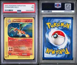 Pokemon TCG Charizard Expedition Holo Card #6/165 PSA 7 - Image 3