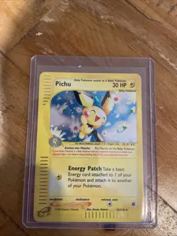 Pokemon TCG Expedition Base Set Pichu Holo Card 22/165 - Image 1