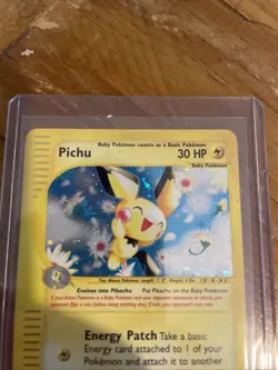 Pokemon TCG Expedition Base Set Pichu Holo Card 22/165 - Image 2