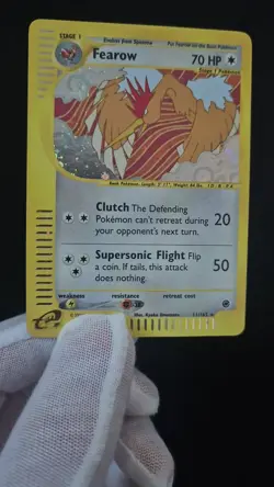 Pokemon TCG Fearow 11/165 Expedition Base Set Holo Rare 70 HP English 2002 - Image 2