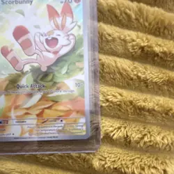 Pokemon TCG Scorbunny 225/264 Fusion Strike English Holo Full Art Secret Rare - Image 3