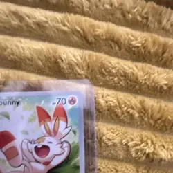 Pokemon TCG Scorbunny 225/264 Fusion Strike English Holo Full Art Secret Rare - Image 4