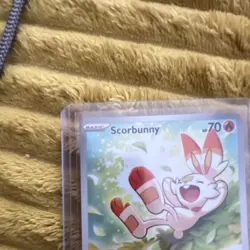 Pokemon TCG Scorbunny 225/264 Fusion Strike English Holo Full Art Secret Rare - Image 5