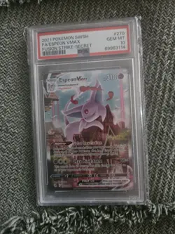 Pokemon Espeon VMAX 270/264 Alternate Full Art Fusion Strike PSA 10 - SAME DAY🚚 - Image 1