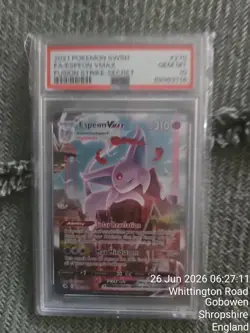 Pokemon Espeon VMAX 270/264 Alternate Full Art Fusion Strike PSA 10 - SAME DAY🚚 - Image 2