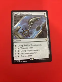 Staff of Domination Commander Legends Regular MTG Magic The Gathering - Image 1