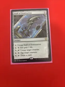 Staff of Domination Commander Legends Regular MTG Magic The Gathering - Image 3