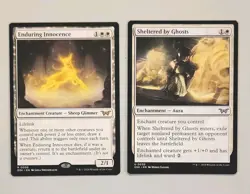 Enduring Innocence & Sheltered by Ghost - Duskmourn: House of Horror - NM - MTG - Image 1