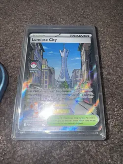 Lumiose City 111/088 Pokemon TCG Me03 Perfect Order Full Art Holo Trainer - Image 1